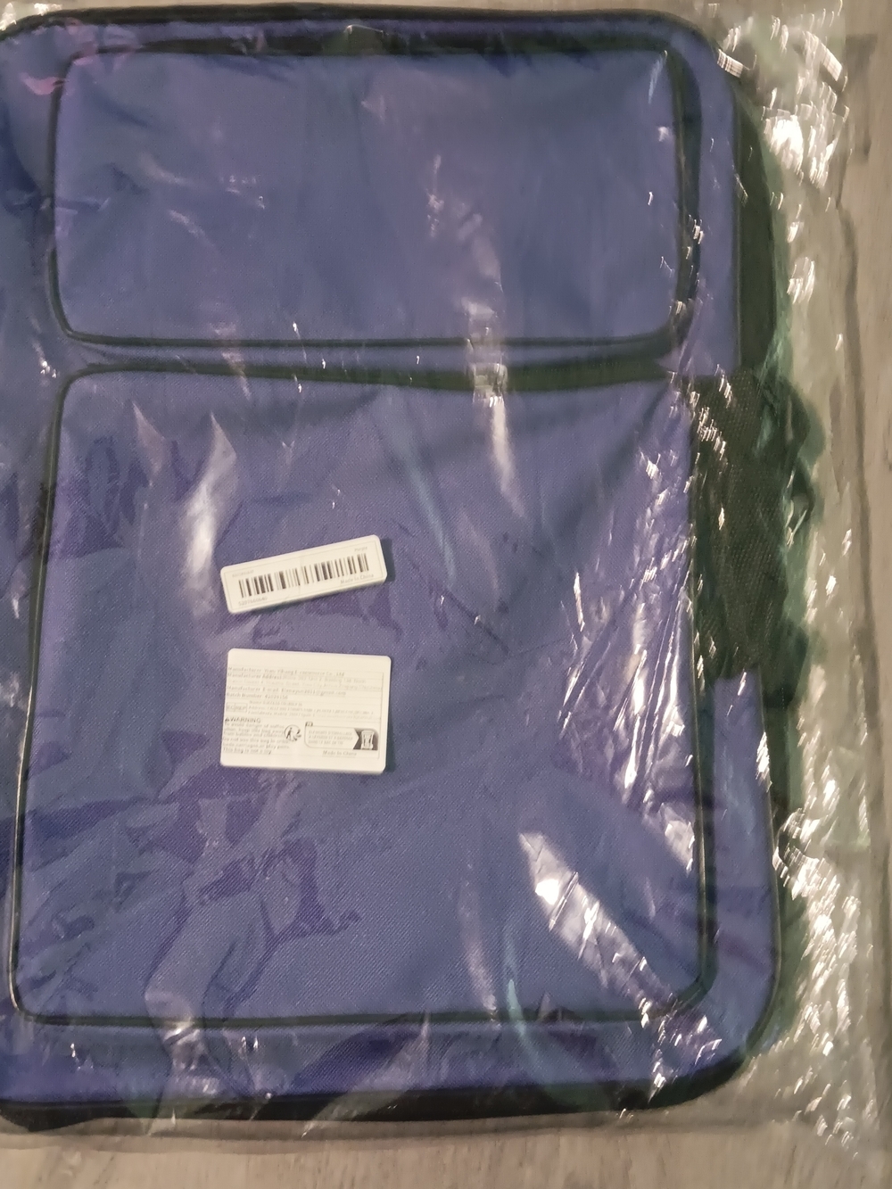 Purple Diamond Art Tote Storage Bag